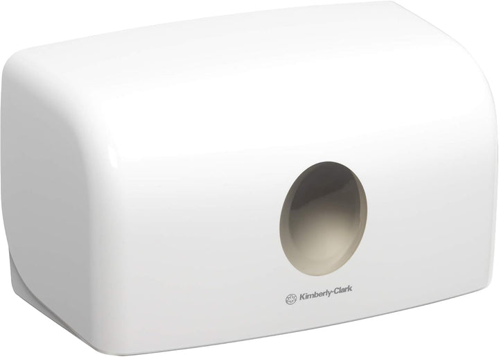 Aquarius Handtuchspender 6956, Papierhandtuch-Spender - weisser & Aquarius Seifen-Spender 6948 – 1 x