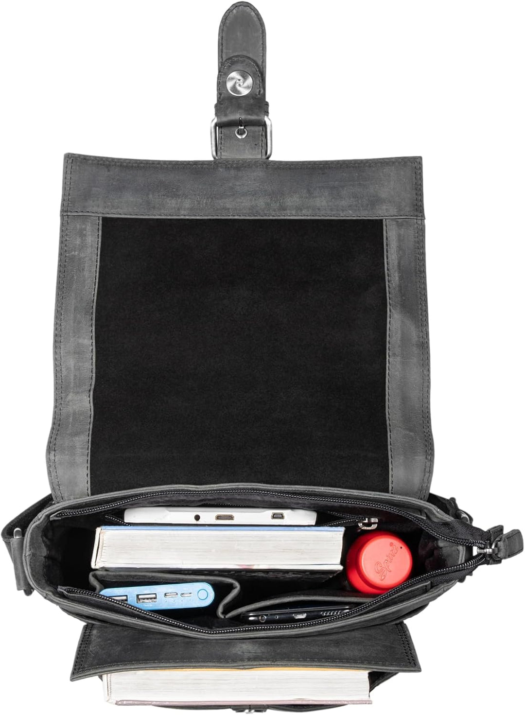 STILORD 'Nevio' Herrentasche Leder Umhängetasche kleine Messenger Bag elegante Handtasche im Vintage