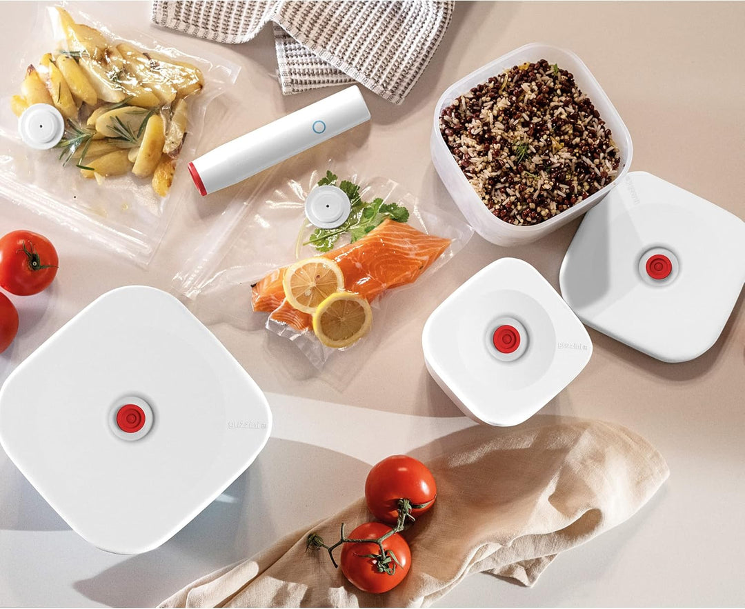 Guzzini - Kitchen Active Design, SAVE IT Vakuumpumpe - Weiss, 4 x 3,7 x h17 cm - 11850611 4 x 3,7 x