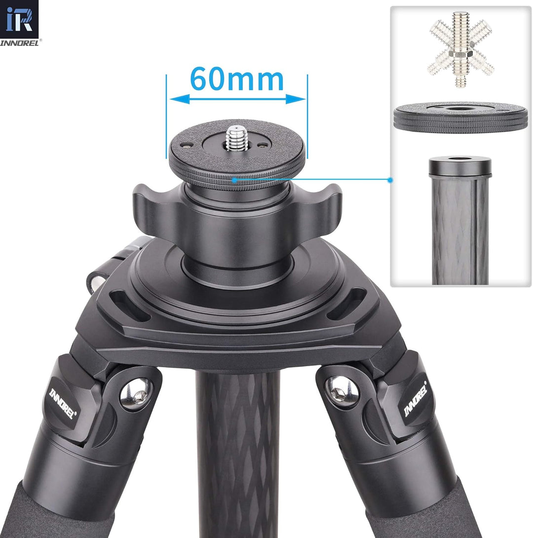 INNOREL ER40C, 10 Schichten Kohlefaser 40 mm Rohr Mittelsäule Professionelle Verlängerungsstange nur