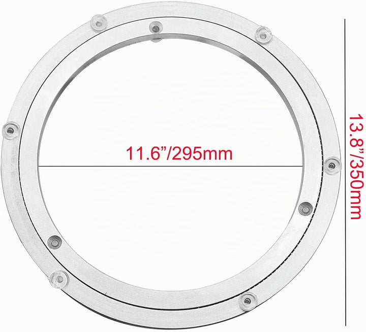 Drehtellerlager aus Aluminiumlegierung, strapazierfähig, schwenkbar, Lazy Susan, Drehteller, runder