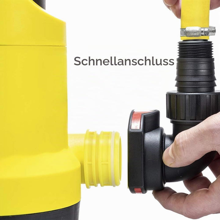 TROTEC Klarwasser-Tauchpumpe TWP 4006 E IPX8 Schutzart, 400 W, 7,5 m Förderhöhe, 7.300 l/h Förderlei