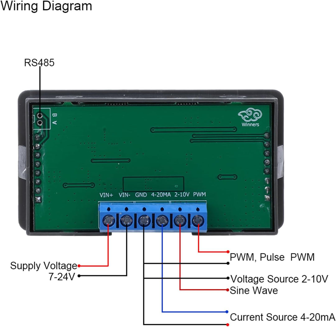 Cocoarm Einstellbare Signalgenerator-Modul 2-10V 4-20mA Sinus Welle für Spannungs Frequenz-Arbeits Z