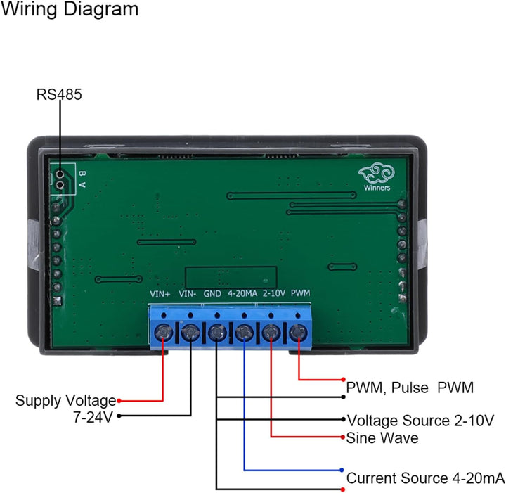Cocoarm Einstellbare Signalgenerator-Modul 2-10V 4-20mA Sinus Welle für Spannungs Frequenz-Arbeits Z