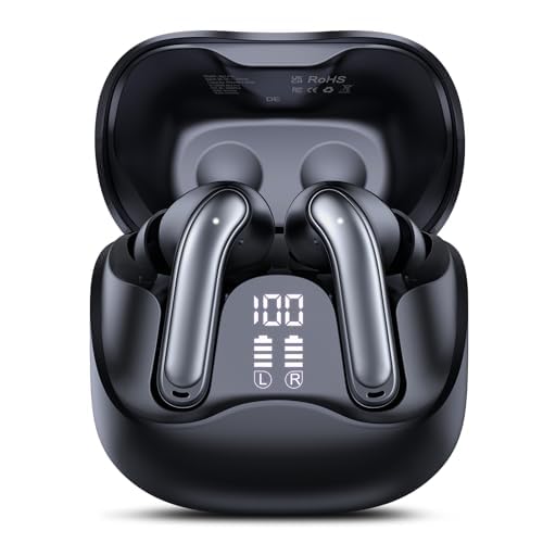 Bluetooth Kopfhörer mit Hybride Aktive Geräuschunterdrückung, In Ear Kopfhörer Kabellos Bluetooth 5.
