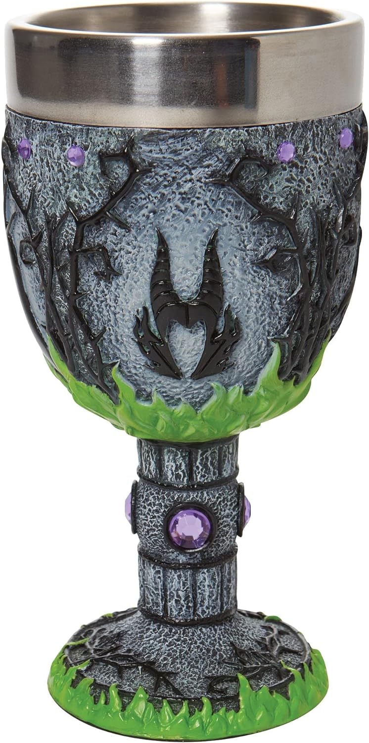 ENESCO Disney Showcase Sleeping Beauty Maleficent Dekorativer Kelchkelch, 18 cm, Mehrfarbig