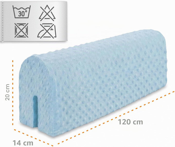Bettkantenschutz für Kinderbetten 120 cm - Schutz für Bettrahmen Baby Bett rausfallschutz für boxspr