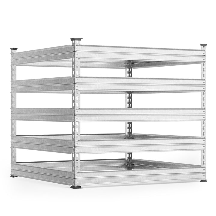 Metall Komposter Gartenkomposter 100 x 100 x 90 cm für 900 Liter Kompost Bioabfall