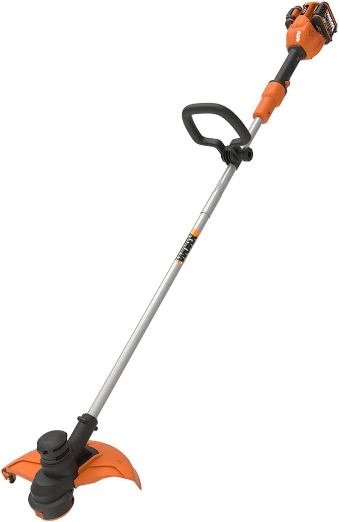WORX WG183E 40V Akku-Fadenschneider mit Zwei Akkus und Ladegerät, 33cm Schnittkapazität, AutoFeed Me