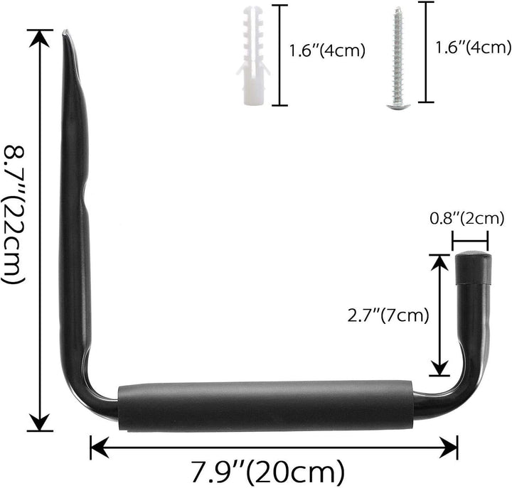 Wandhaken Garage Schwerlast-Gerätehalter Leiter Haken, Storage Hanger Organizer für Kajaks Leiter Fa