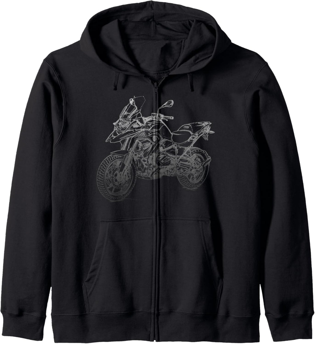 Motorrad Bleistift Motiv R1250GS HP Boxer Enduro Kapuzenjacke