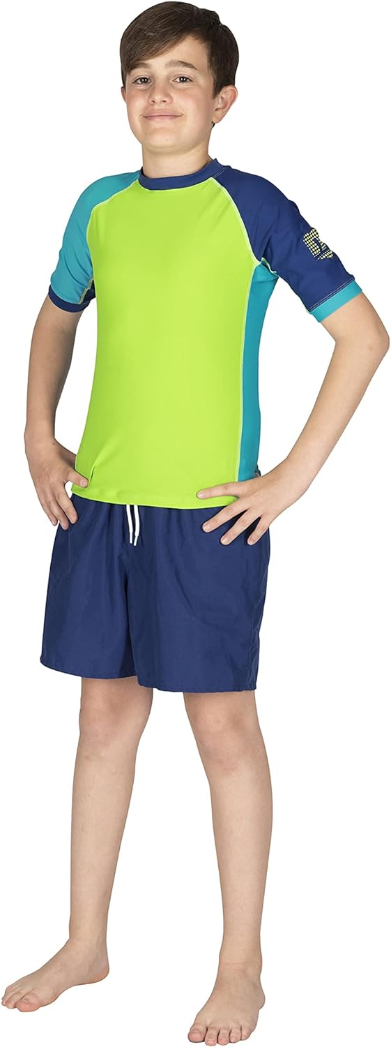 Mares Seaside Rashguard Shield Youth, schützendes Kurzarmhemd für Jugendliche zwischen 8 und 13 Jahr