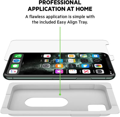 Belkin ScreenForce InvisiGlass Ultra antimikrobieller Displayschutz für das iPhone 11 Pro (iPhone 11