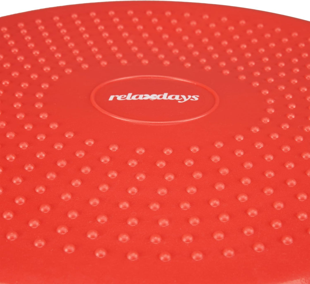 Relaxdays Balance Kissen, max. Gewicht 140 kg, Balance Pad mit Luftpumpe, Ballsitzkissen m. Noppen,