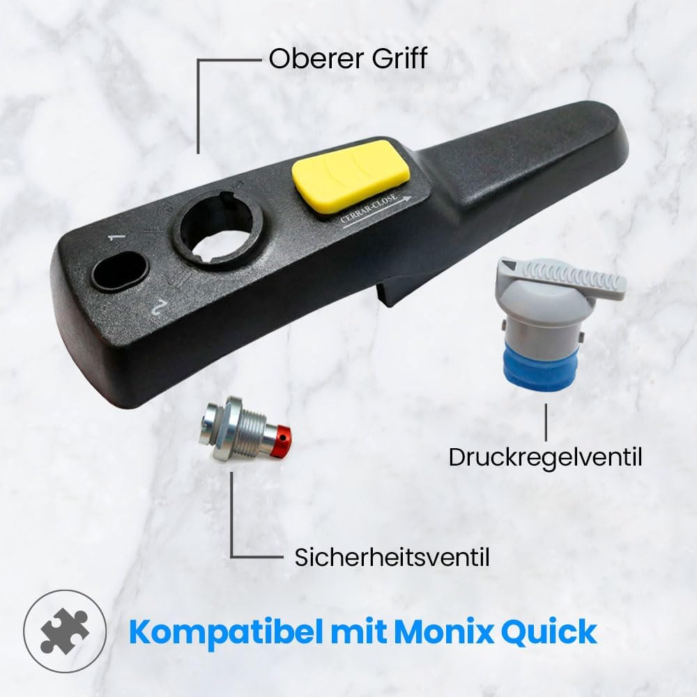 Anakel Home-Ersatzpaket für den oberen Griff mit Druckregelventil und Sicherheitsventil, kompatibel