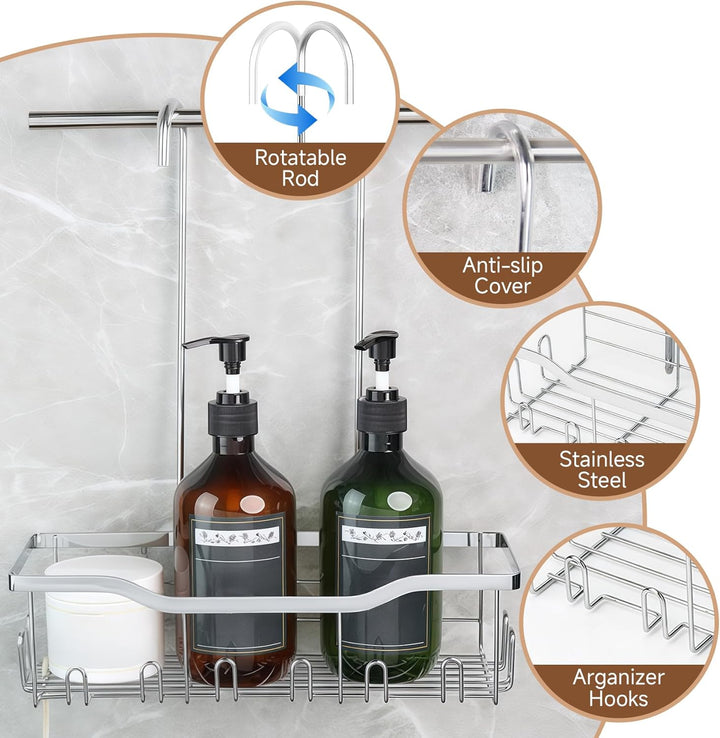 Duschablage Zum Hängen Duschregal Duschkorb Shampoo Halterung Für Dusche Shower Shelf Duschkorb Hang