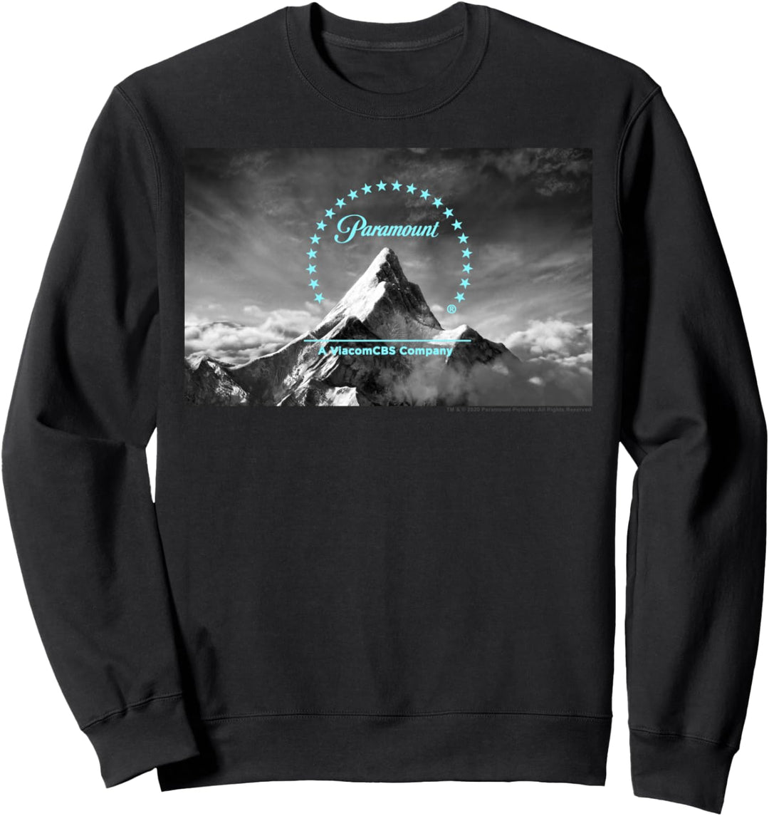 Paramount Neon Blue Logo Scenery Sweatshirt