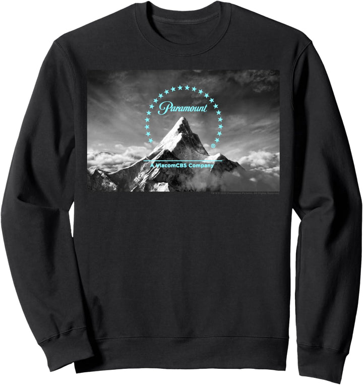 Paramount Neon Blue Logo Scenery Sweatshirt