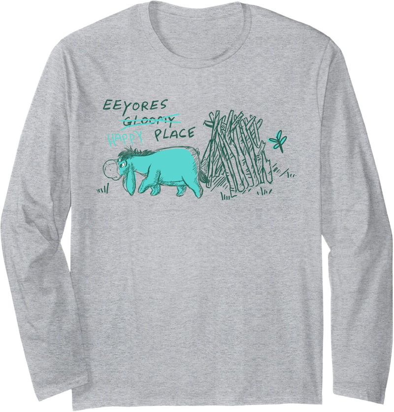 Disney Winnie the Pooh Eeyore’s Happy Place Langarmshirt