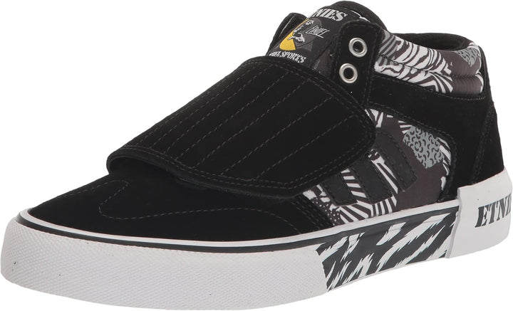 Etnies Herren Windrow Vulc Mid X Rebel Skate-Schuh 41 EU Black Print, 41 EU Black Print