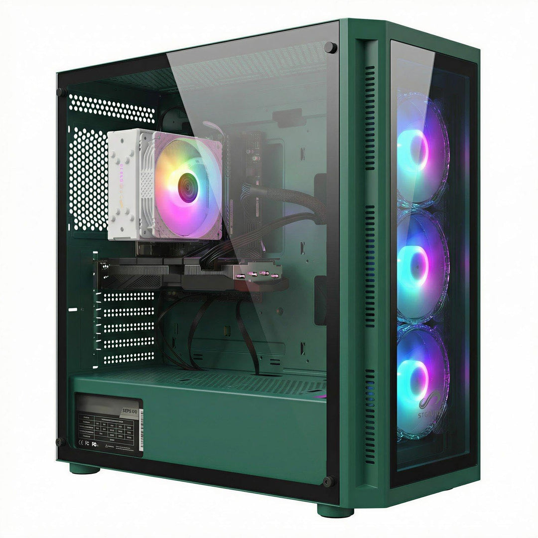 STGsivir Gaming PC, GeForce RTX 3050 6GB GDDR6,Core i7 bis zu 3.9Ghz,16G DDR,1TB SSD,WLAN 6,BT5.0,RG