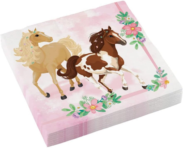HHO Beautiful-Horses-Pferde-Party-Set 36tlg. - für 8 Pferdefreunde Teller Becher Servietten #1 für 8