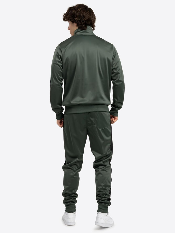 Lonsdale Herren Pember Jogginganzug S Olive/Black, S Olive/Black