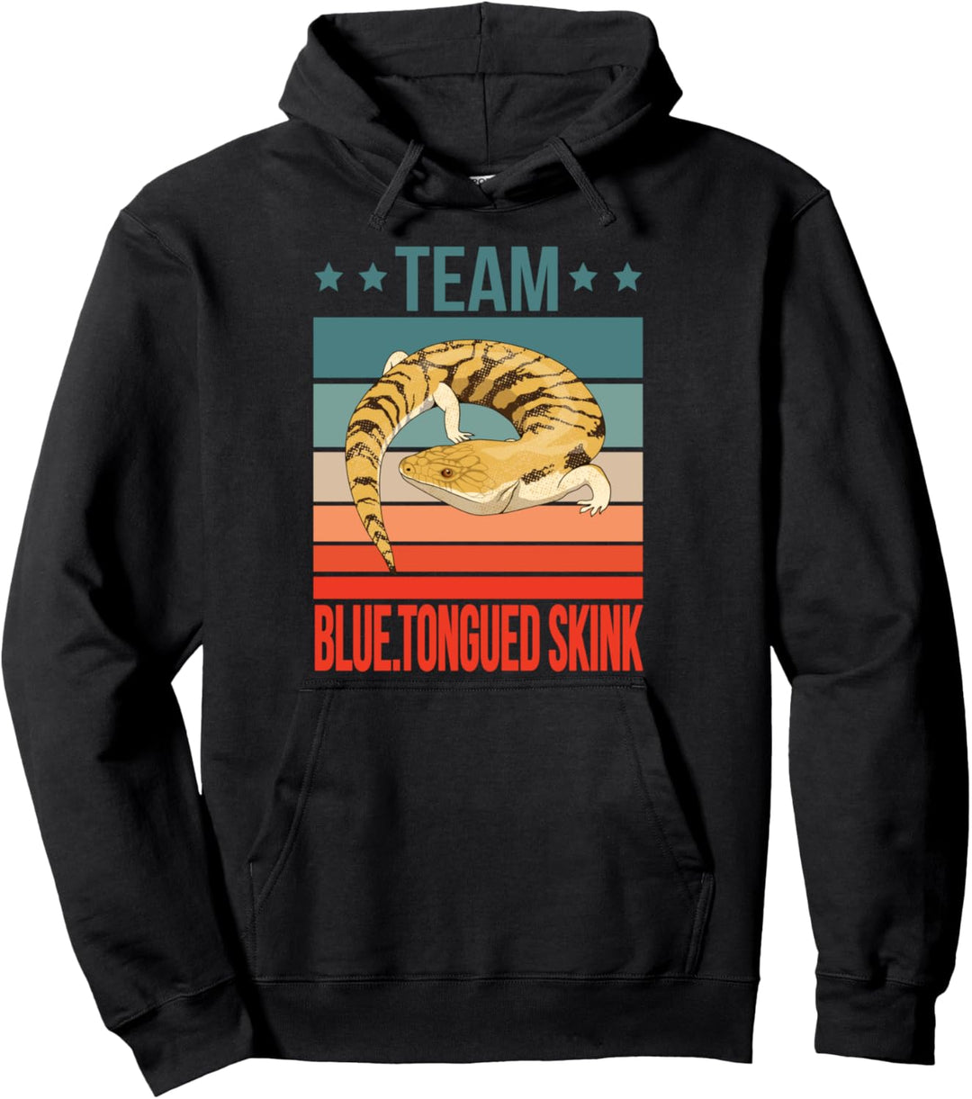 Team Blauzungenskink Echse Blauzungen Blauzungenskink Pullover Hoodie