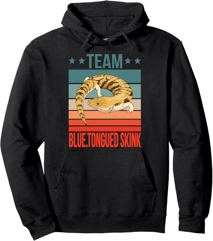 Team Blauzungenskink Echse Blauzungen Blauzungenskink Pullover Hoodie