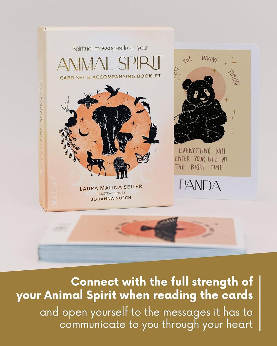 Spiritual messages from your Animal Spirit: Card Set & Accompanying Booklet, Karten