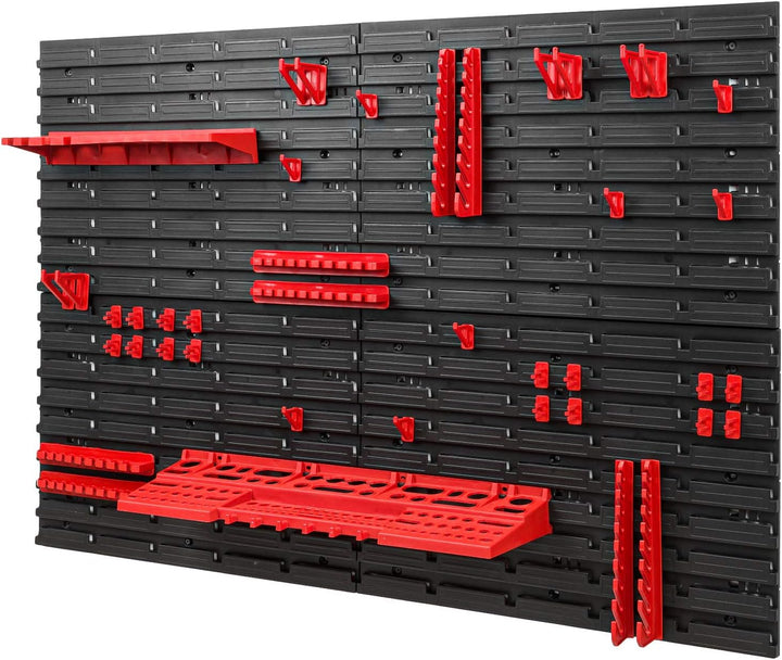 PAFEN Werkzeugwand Lagersystem – 1152 x 780 mm Wandregal mit Werkzeughaltern – Set 38 Zubehör Werkze