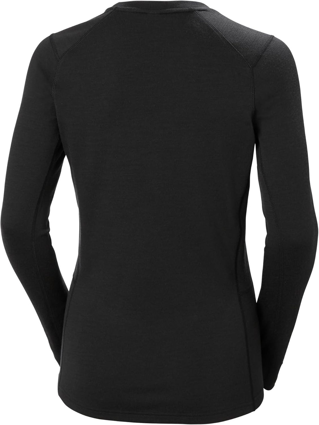 Helly Hansen Damen Lifa Merino Midweight Crew Funktionsshirt XS Schwarz, XS Schwarz