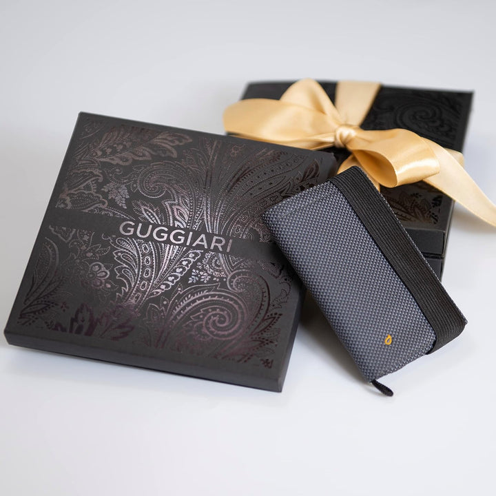 GUGGIARI® Slim Wallet mit RFID Schutz für Kreditkarten-, Bargeld- und Schlüsselhalter - Kartenetui H