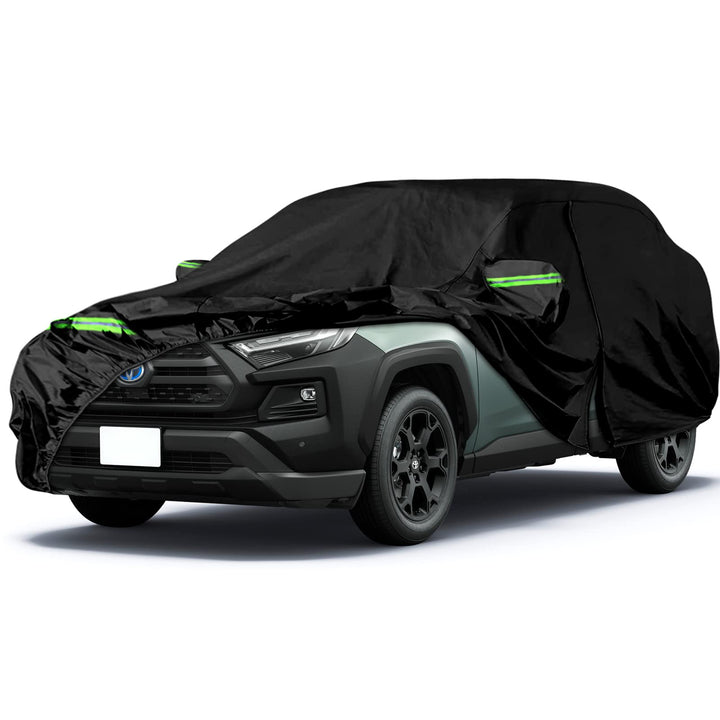 Autoabdeckung Wasserdicht Ersatz für Toyota Rav4 SUV 2012-2023, Vollgarage Autoplane Staubdicht UV-S