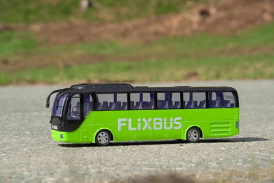 Carson 500907342 FlixBus 2.4GHz - 100% fahrfertig, Spielzeugbus, Spielzeugauto, ferngesteuertes Auto