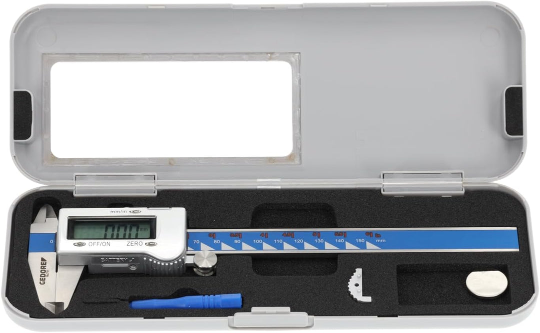 GEDORE 711 Digital-Messschieber mm+Zoll in Hartbox