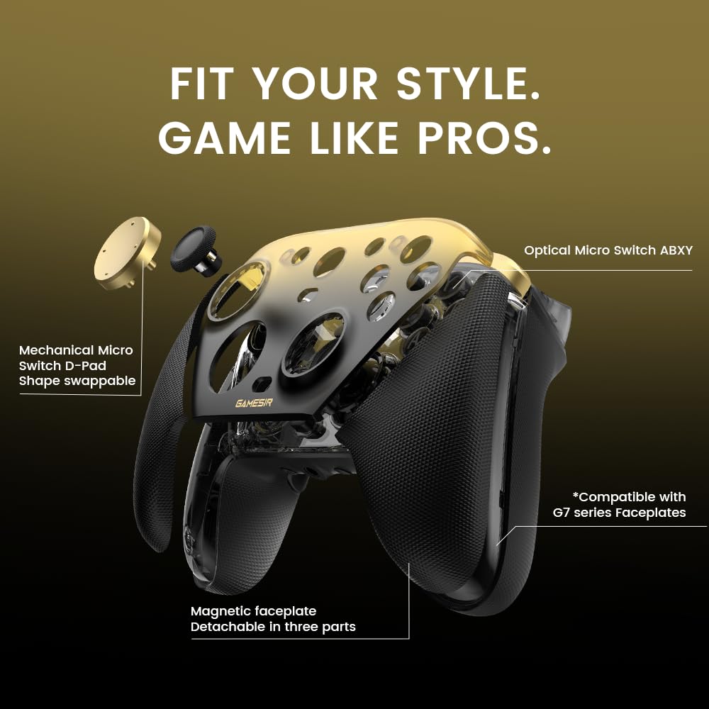 GameSir G7 Pro 1000Hz Controller mit Ladestation für Xbox Series X|S, Xbox One, Windows 10/11 & Andr