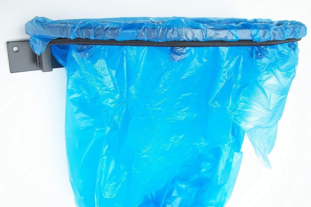 QLS Müllsackhalter U1 Müllsackständer Wandbefestigung Wandhalter Wandmontage Holz Abfallhalter 35 L