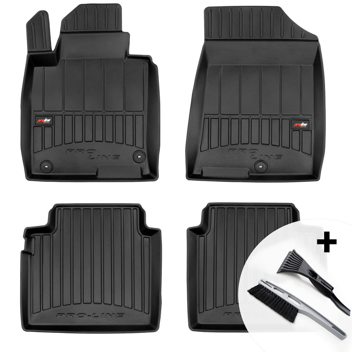 moto-MOLTICO 3D Gummimatten Auto Fussmatten Gummi Automatten 4-teilig Set - passend für Kia Optima I