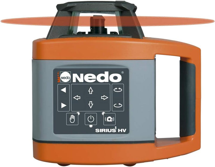 Nedo SIRIUS 1 HV horizontal und vertikal selbstnivellierender Rotationslaser mit Nedo Kurbelstativ u