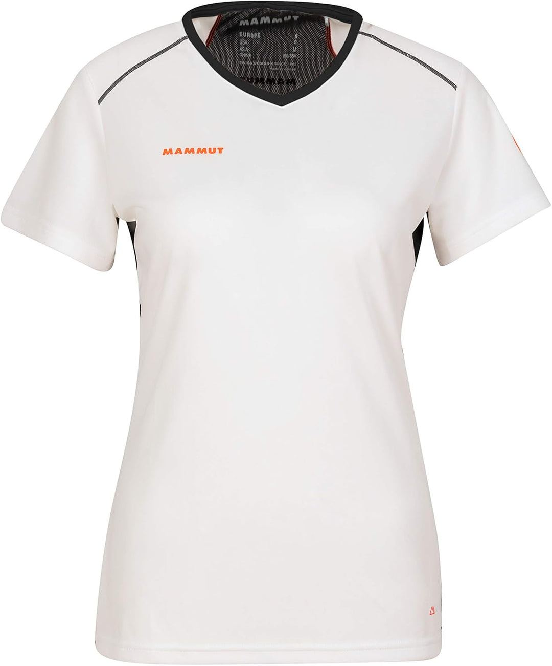 Mammut Sertig Women's T-Shirt M White/Black/Vibrant Orange, M White/Black/Vibrant Orange