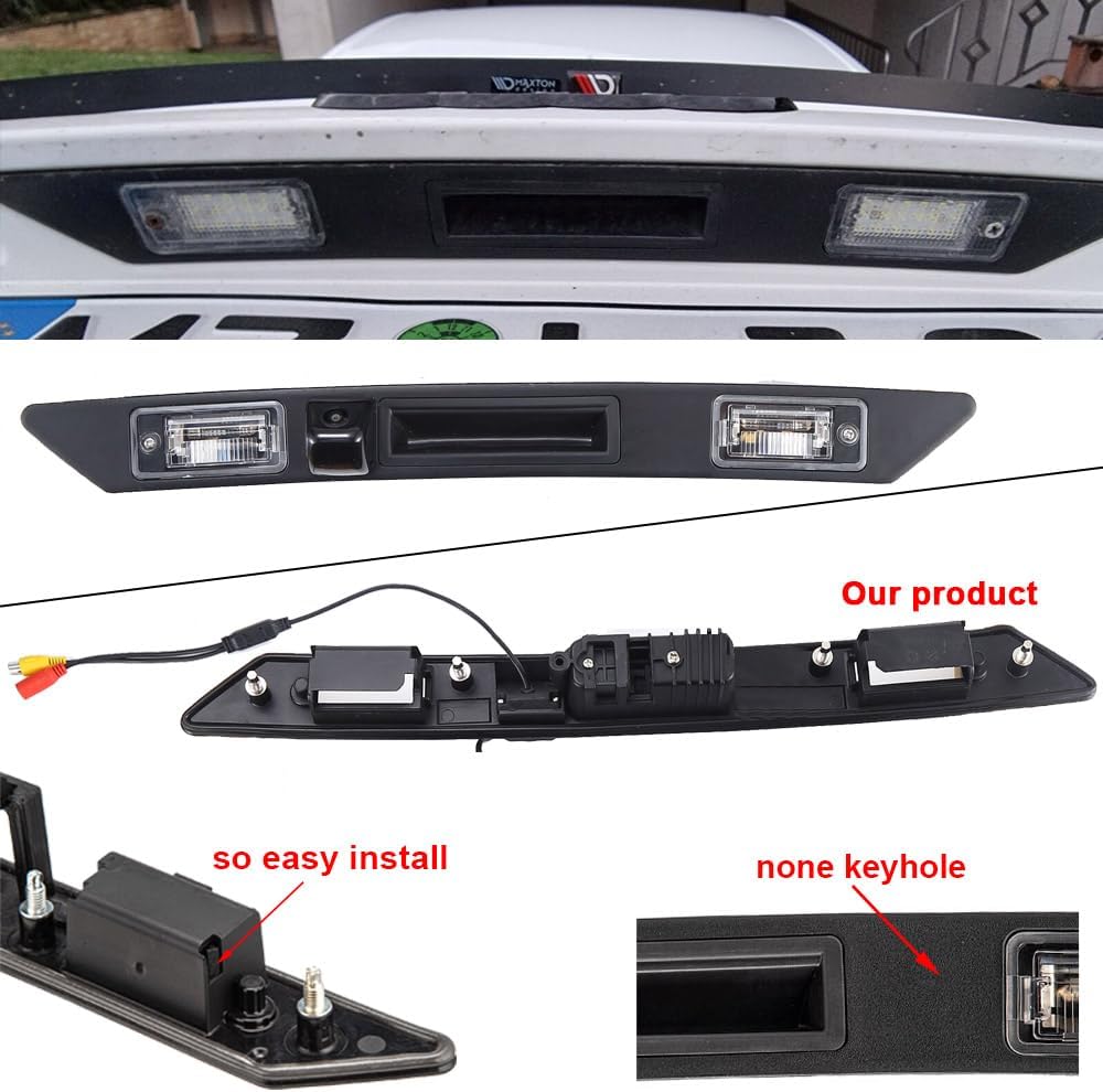 1280*720 pixels Trunk Lid Grip Auto Rückfahrkamera Griffleiste Mit Taster Kofferraum Heckklappengrif