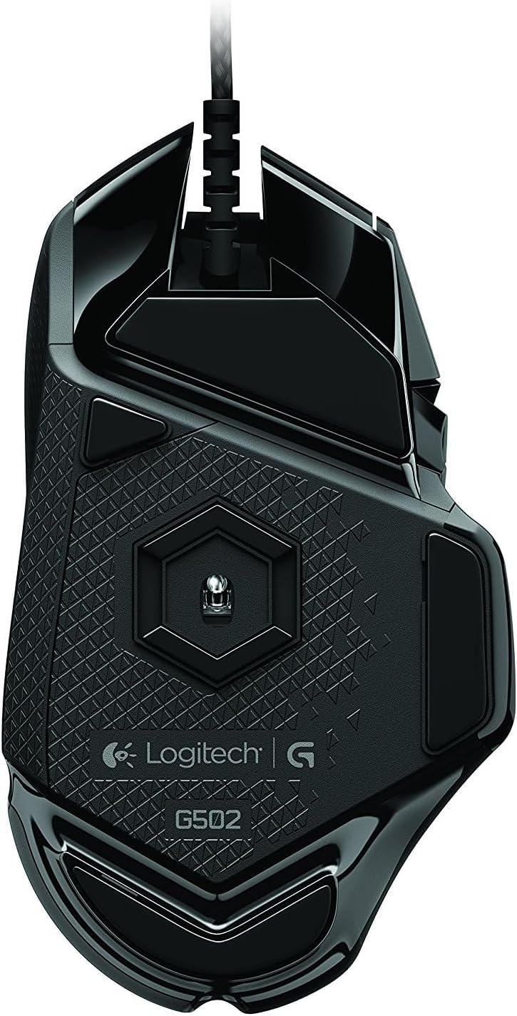 Logitech G502 Proteus Spectrum RGB Tunable Gaming Mouse, 12,000 DPI On-The-Fly DPI Shifting, Persona