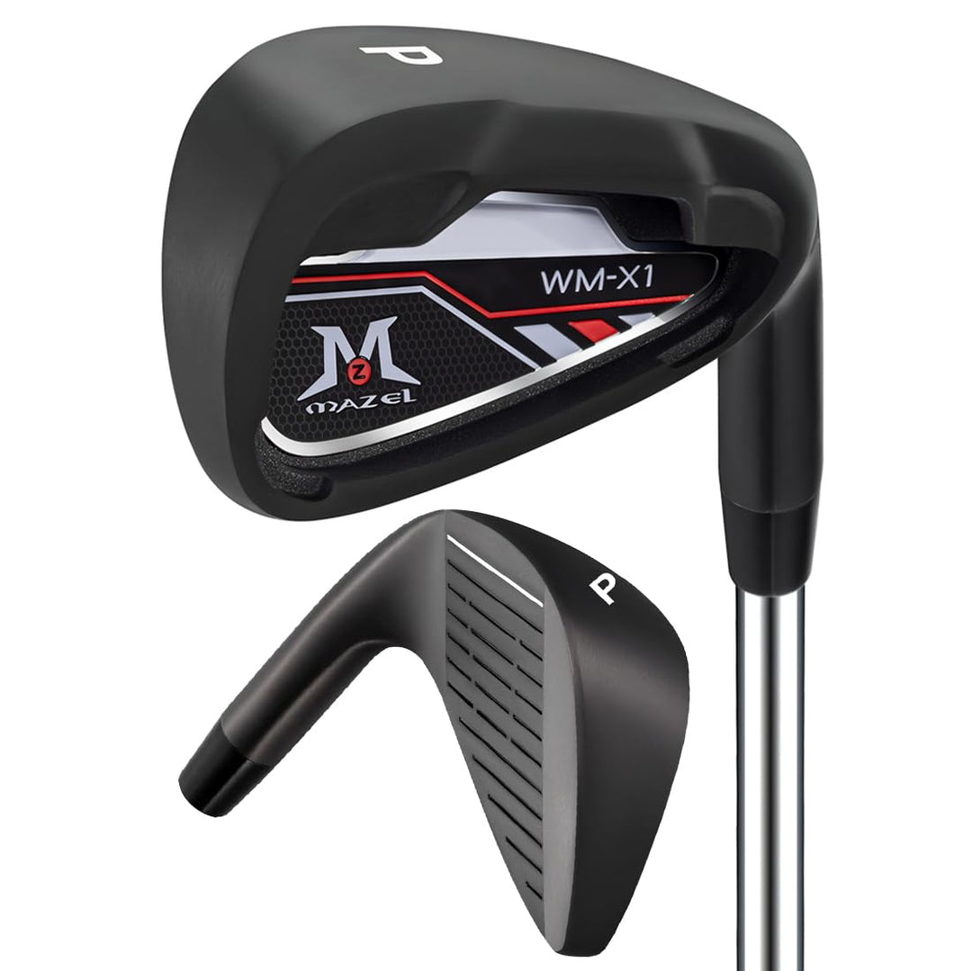 MAZEL Golf Forged Iron Set 9 Pieces, Premium Iron Club 3,4,5,6,7,8,9, P, S for Men Right-Handed, CNC