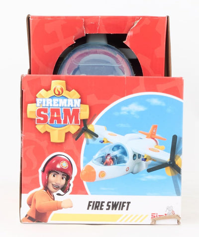 Simba Feuerwehrmann Rettungsflugzeug Sam 109252615038 +3 Jahre 42 cm mit Werferfunktion mit Licht un