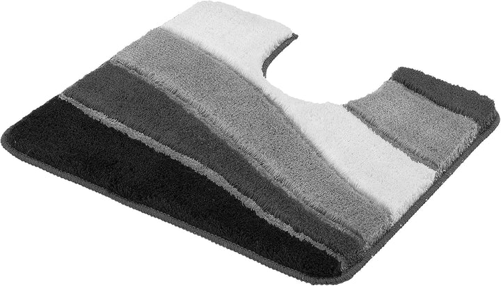Meusch 2322905130 WC-Vorleger Ocean, 55 x 50 cm, schiefer 55 x 50 cm Schiefer, 55 x 50 cm Schiefer