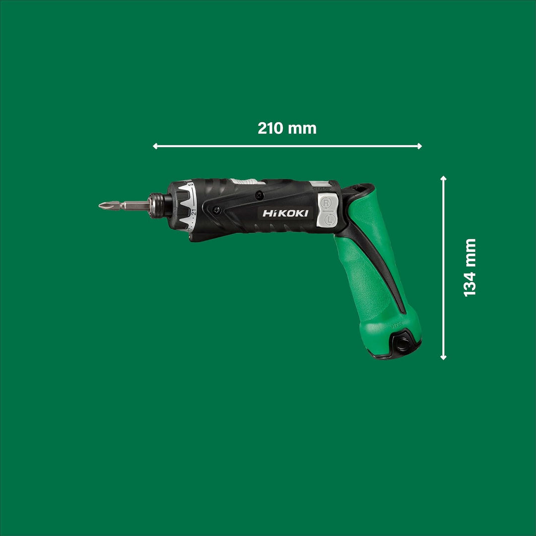 HiKOKI Akku-Knickschrauber DB3DL2 (3.6V, Li-Ion, 21 Drehmomentstufen, im Transportkoffer, inkl. 2 Ak