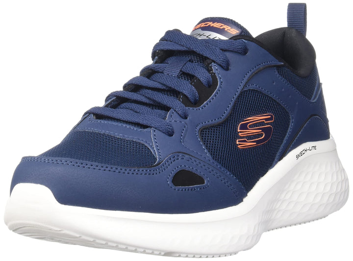 Skechers Herren 232592 NVY Sneaker 42 EU Marineblauer Duraleather Mesh Besatz, 42 EU Marineblauer Du