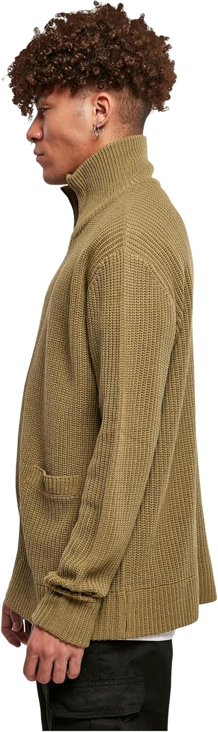 Urban Classics Herren Zip Cardigan L Tiniolive, L Tiniolive