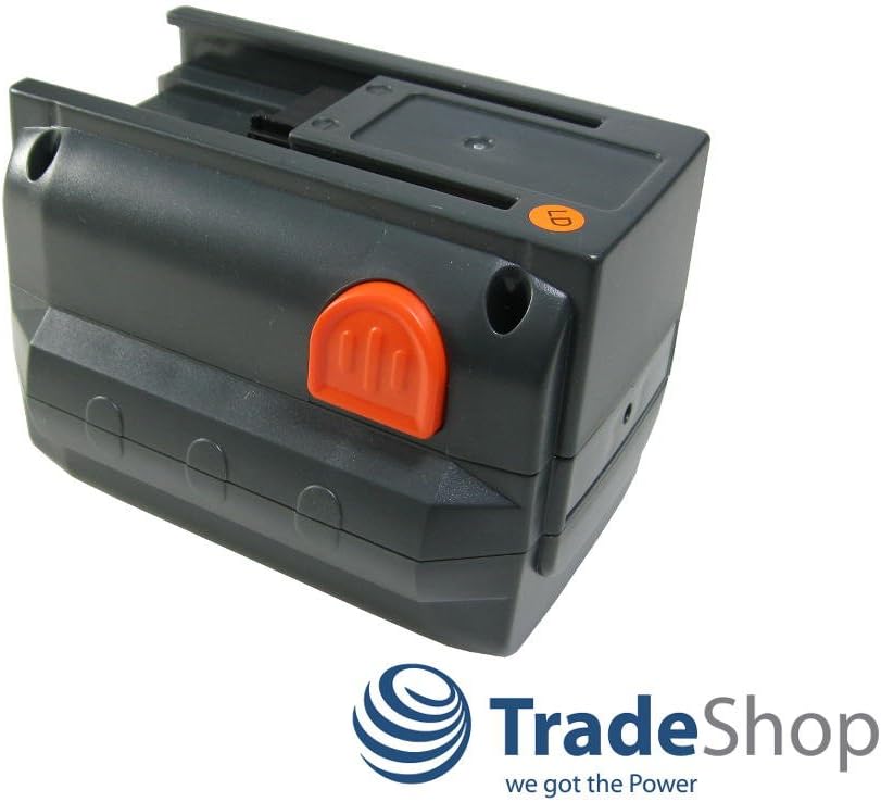 Trade-Shop Li-Ion Werkzeug Akku 18V / 3000mAh kompatibel mit Gardena Rasentrimmer AccuCut 400 Li 884
